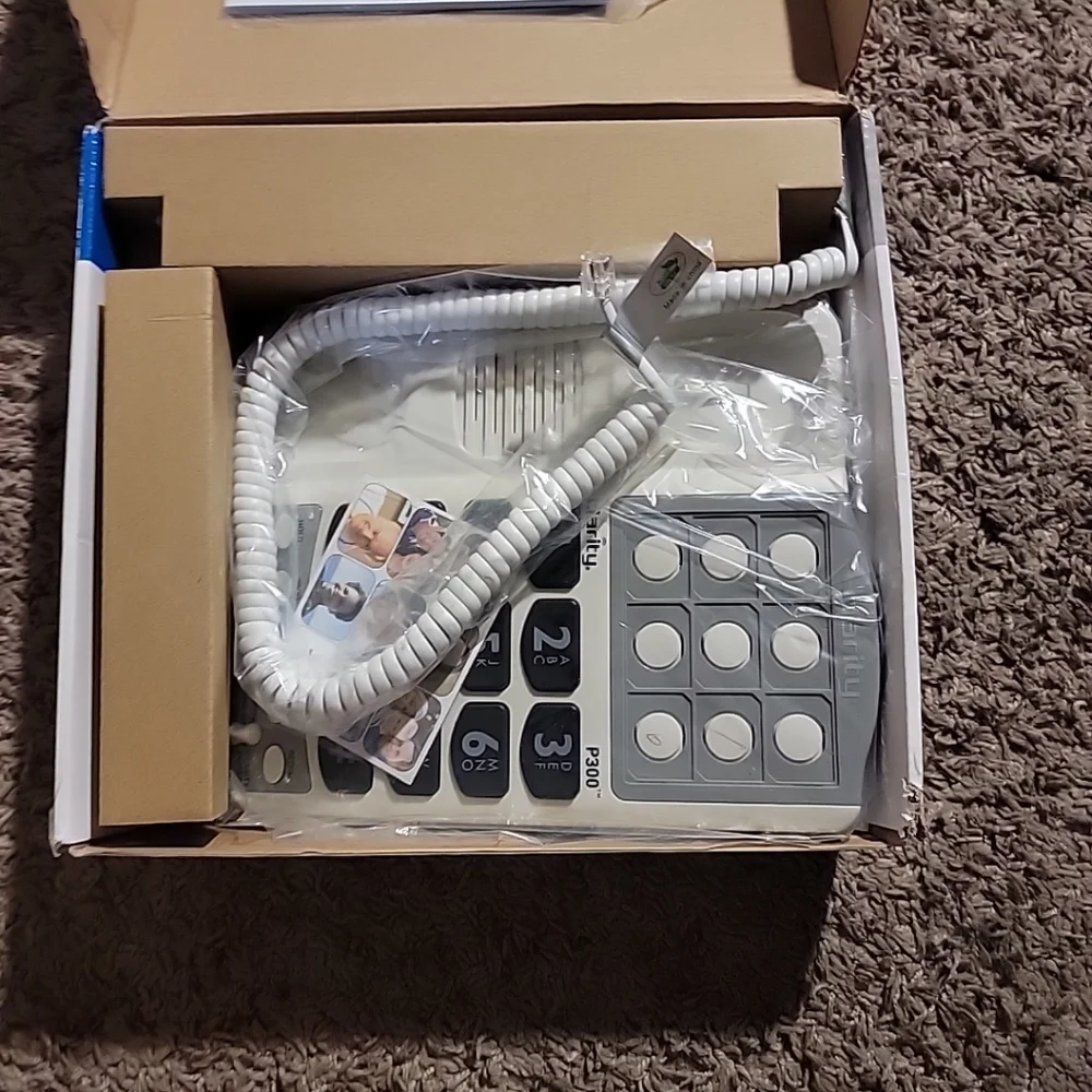 Clarity P300 Amplified Braille‎ Phone -Hard of Hearing Low Vision W/ Auto Dial